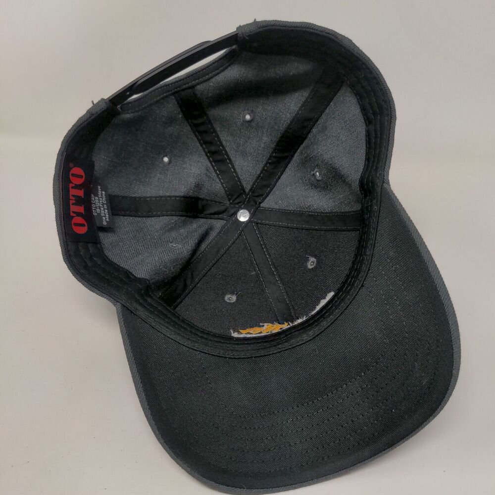 Cradlepoint Snapback Hat Gray Osfm Embroidered Adjustable Otto View 6